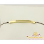 Серебряный браслет с пластиной 2214094 , Gold & Silver Gold & Silver, Украина